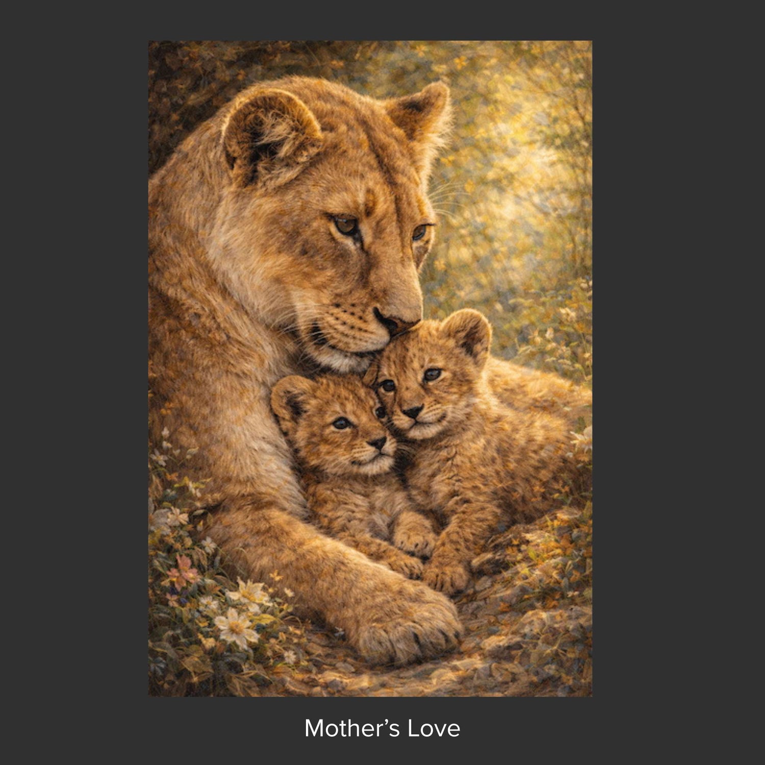 Mother bear and cub wildlife art pillow cover on neutral sofa, cozy nature-inspired home decor