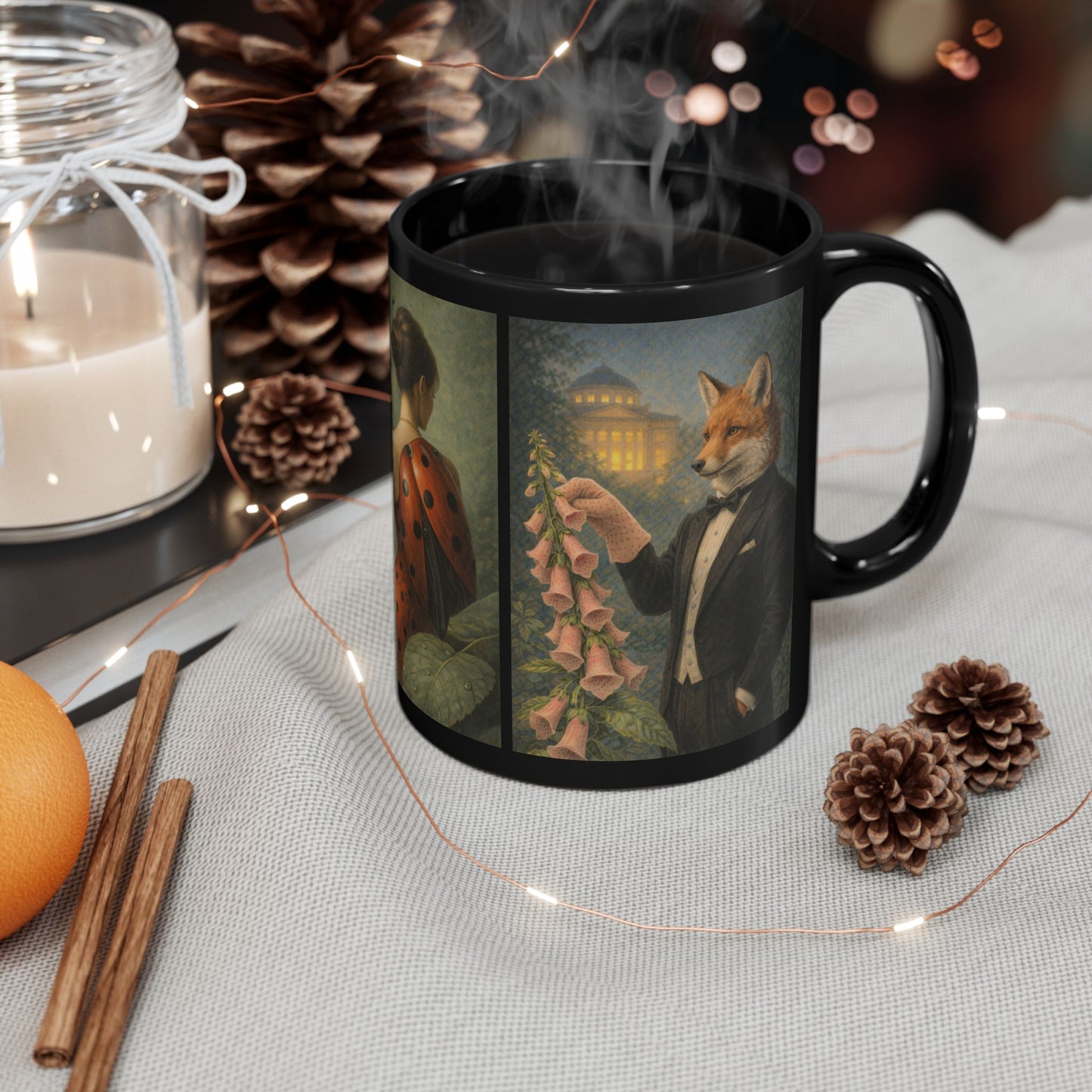 Word Transformation -  Black Mug