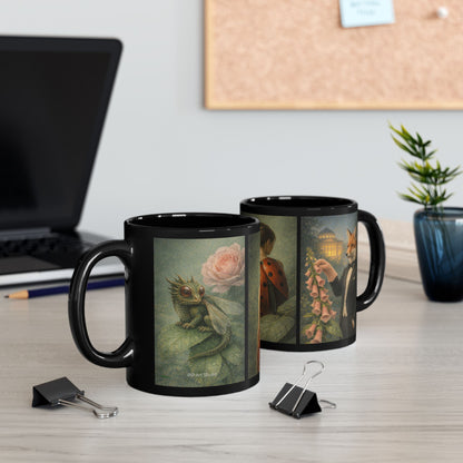 Word Transformation -  Black Mug