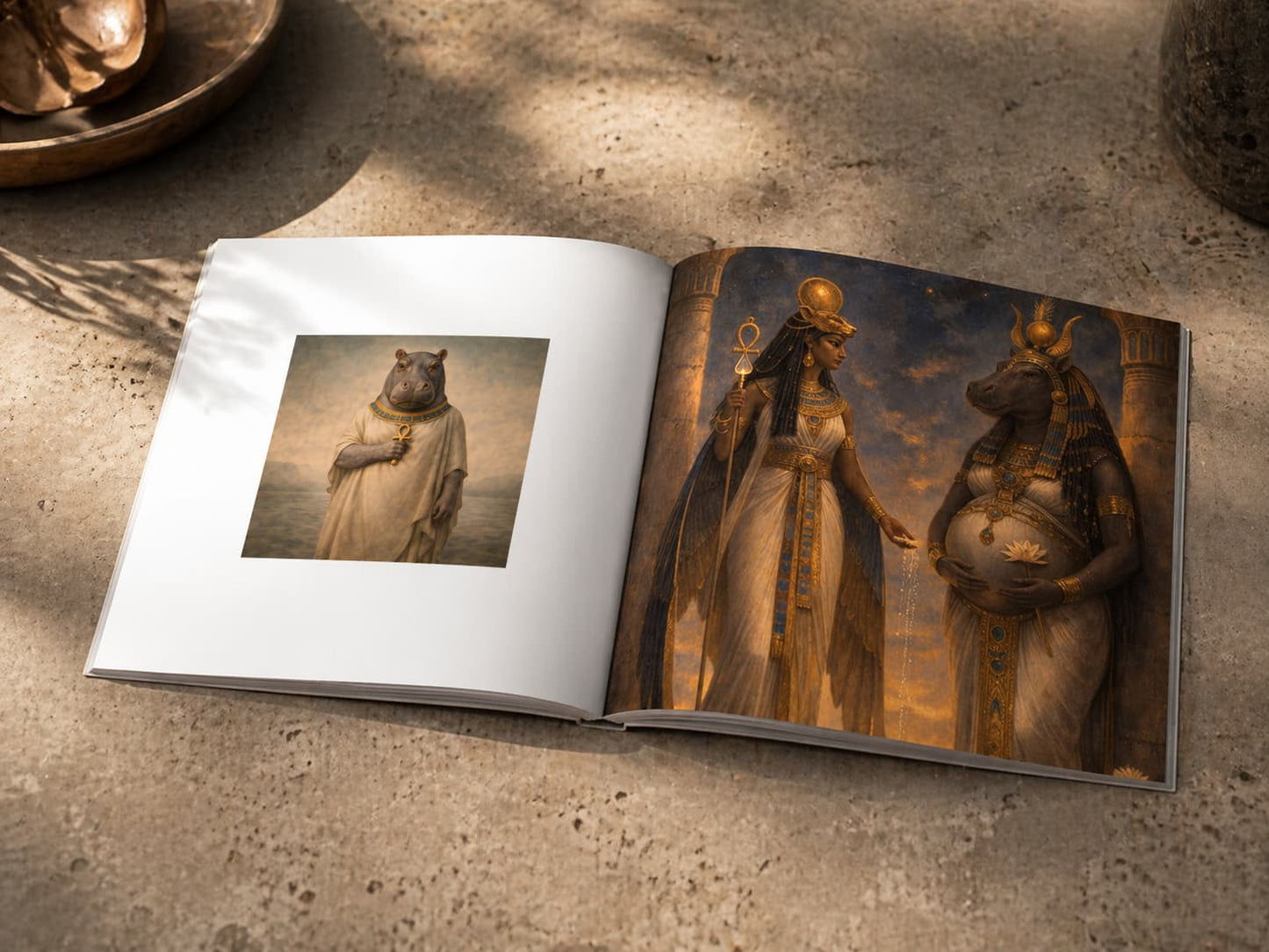 Egyptyan mythology photo book - art