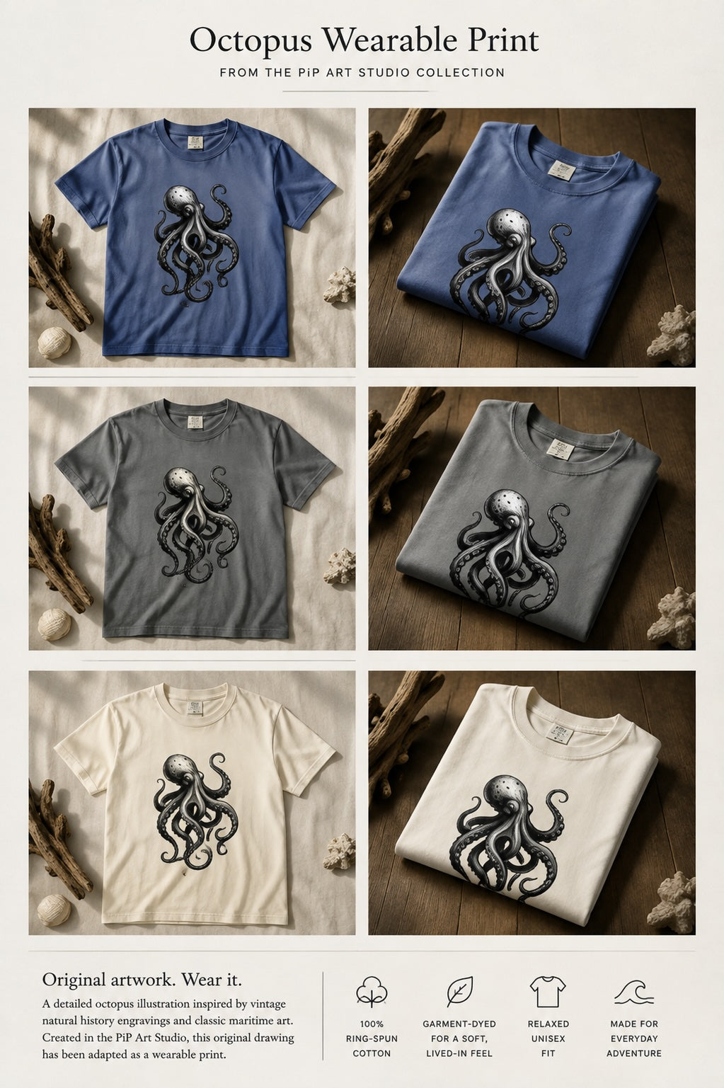 Octopus Wearable Print
