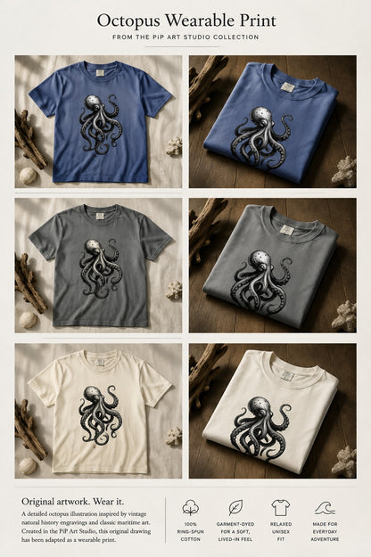 Octopus Wearable Print